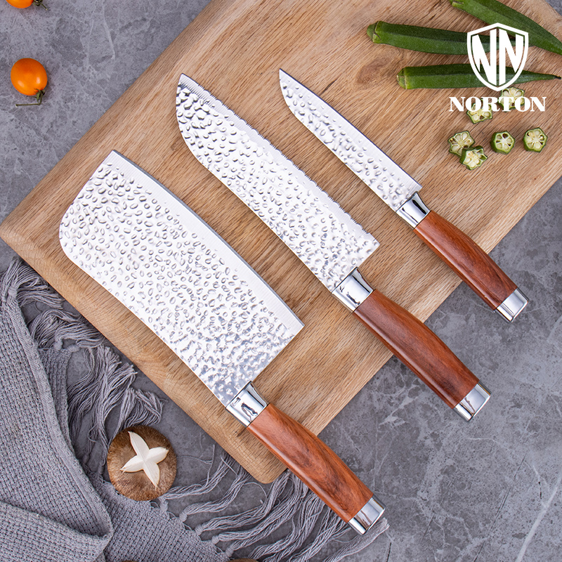 诺顿德匠刀具3件套 不锈钢厨房家用菜刀套装 1Pcs