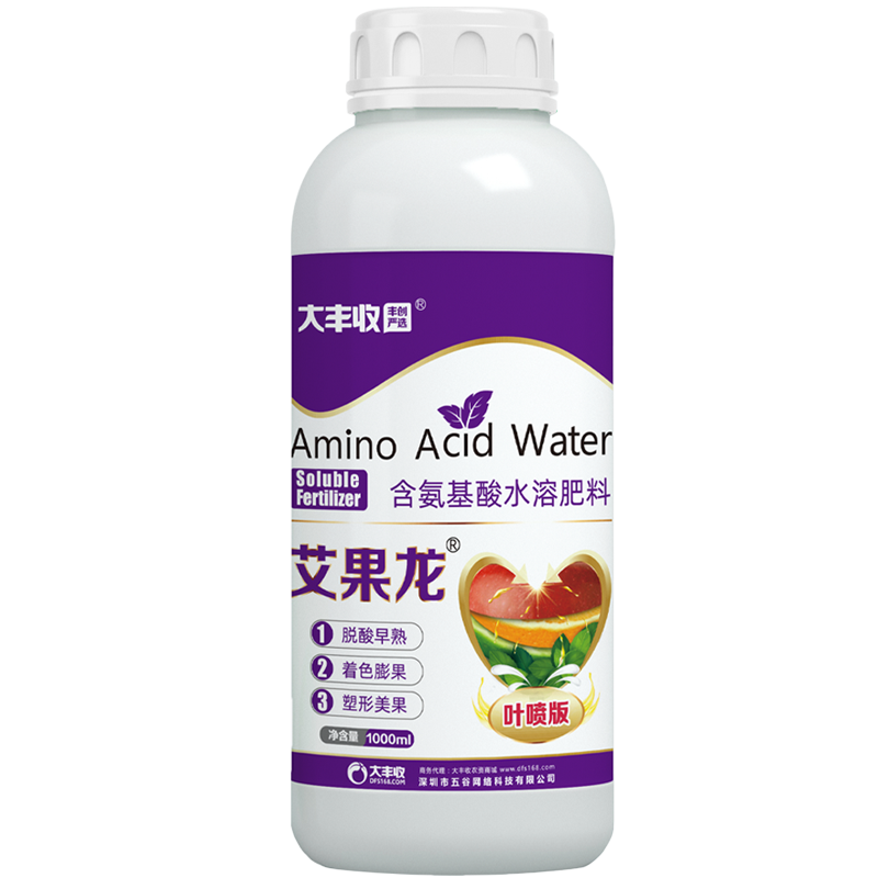 丰创严选 艾果龙 含氨基酸水溶肥100g/L 水剂（叶喷版） 1000ml*1瓶