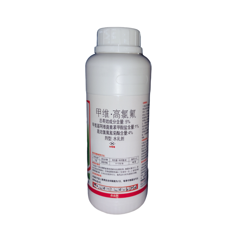 克胜庄宽5%甲维·高氯氟水乳剂500g 500g*1瓶