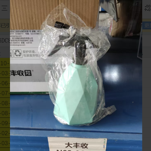 典雅小喷壶 湖蓝色 *1个