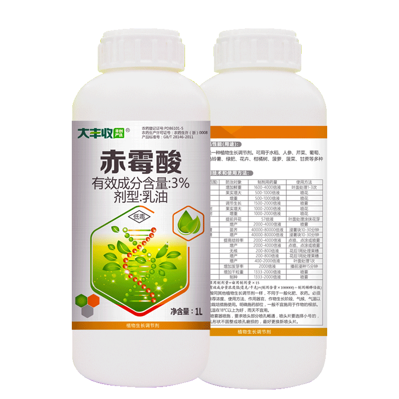 大丰收 3%赤霉酸(920)乳油1l 1l*1瓶